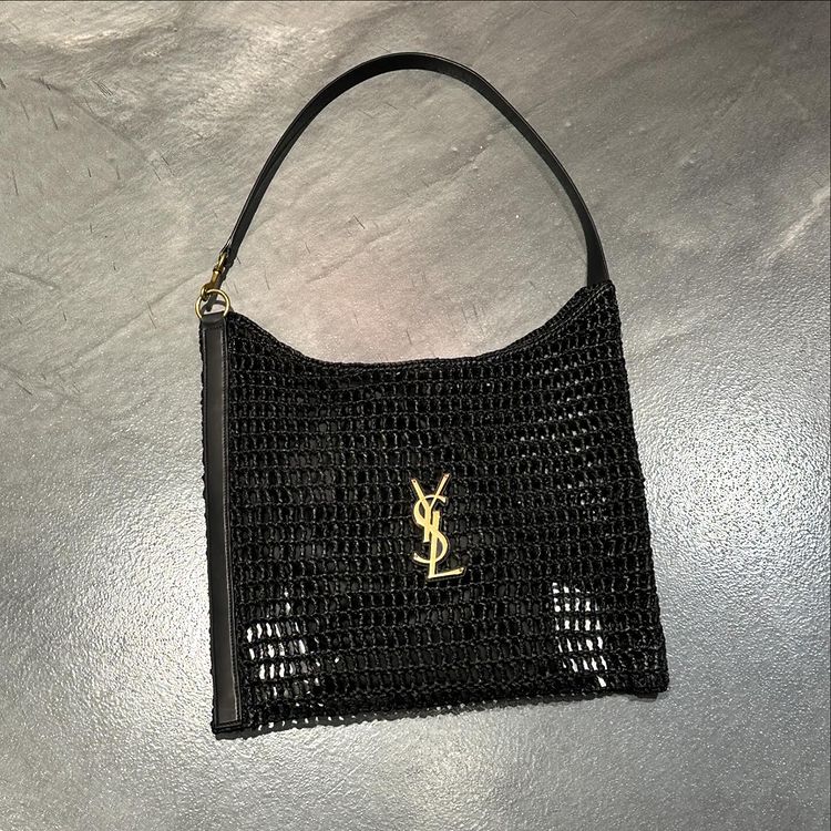 SAINT LAURENT luxury Raffia tote Bag