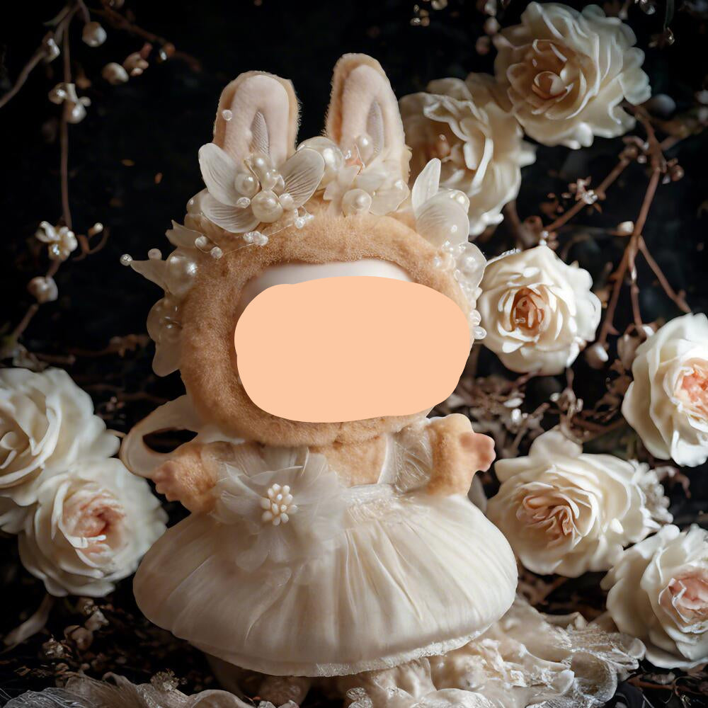 Wedding Dress Have a Seat Labubo Doll Clothes Groom's Suit Keychain Labubo Clothes 17cm Labubo Clothing