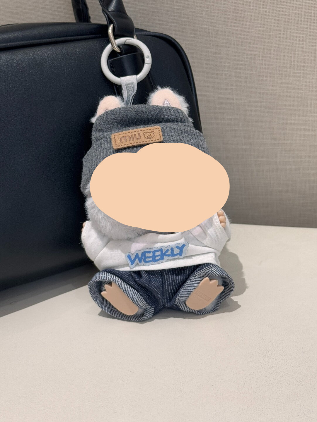 Cardigan Macaron Clothes for Labubo with Bottle Have a Seat Labubo Doll Clothes With Bottle Fashion Keychain Labubo Clothes 17cm Labubo Clothing