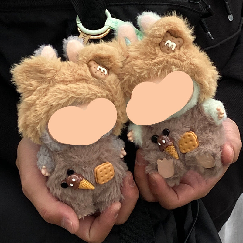 Teddy Bear Suit Clothes Labubo Keychain Labubo Clothing Macaron Clothes for Labubo
