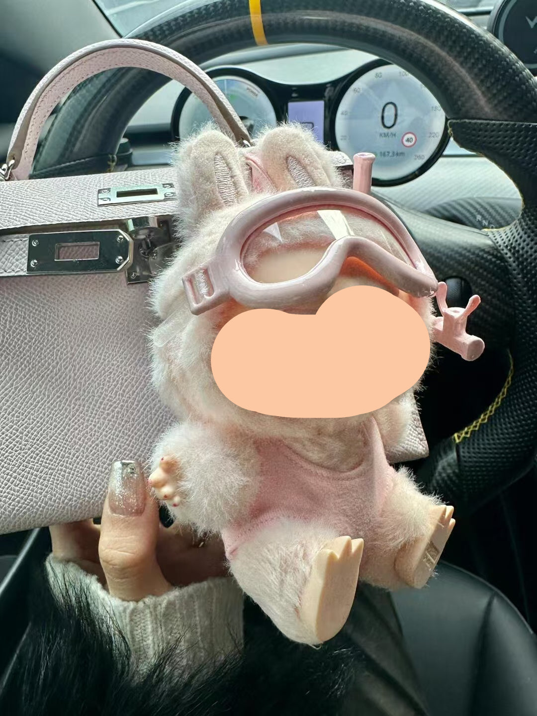 Labubo Clothing Keychain Labubo Clothes Transparent Glasses