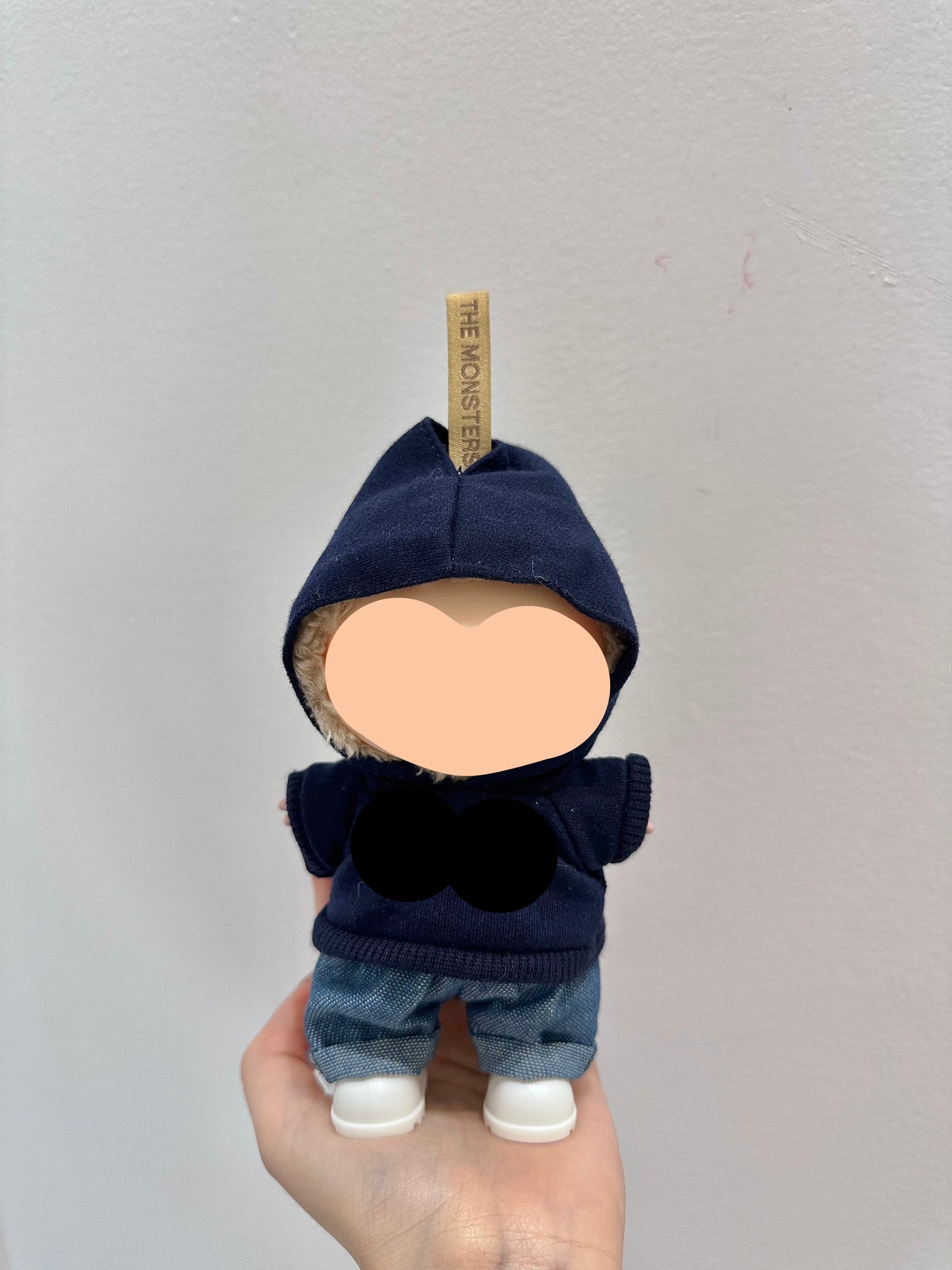 Labubo Clothes 17cm Labubo Clothing Hoodie+ Jeans Have a Seat Labubo Doll Clothes