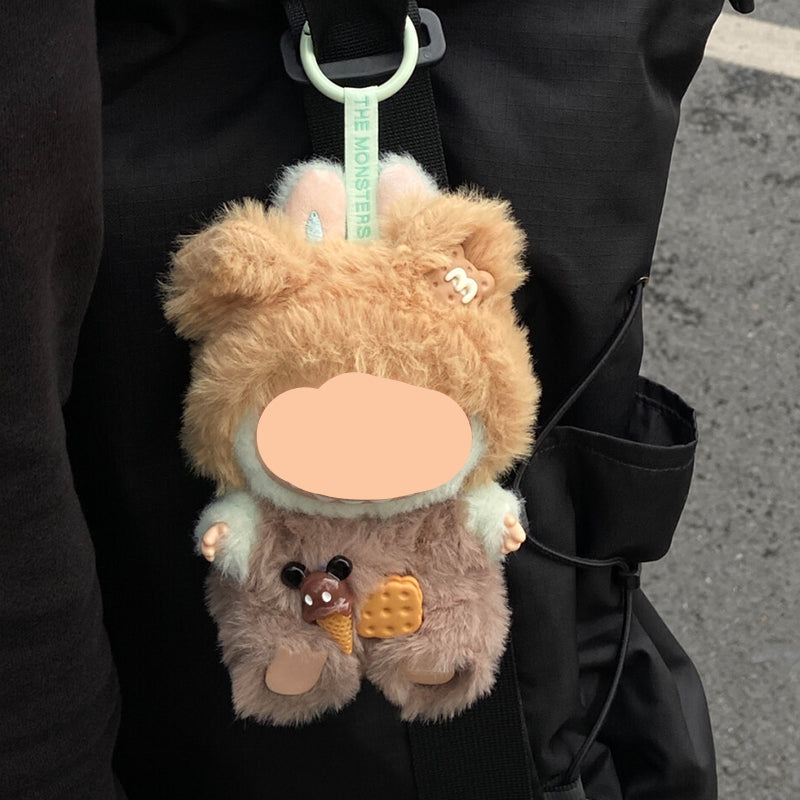 Teddy Bear Suit Clothes Labubo Keychain Labubo Clothing Macaron Clothes for Labubo