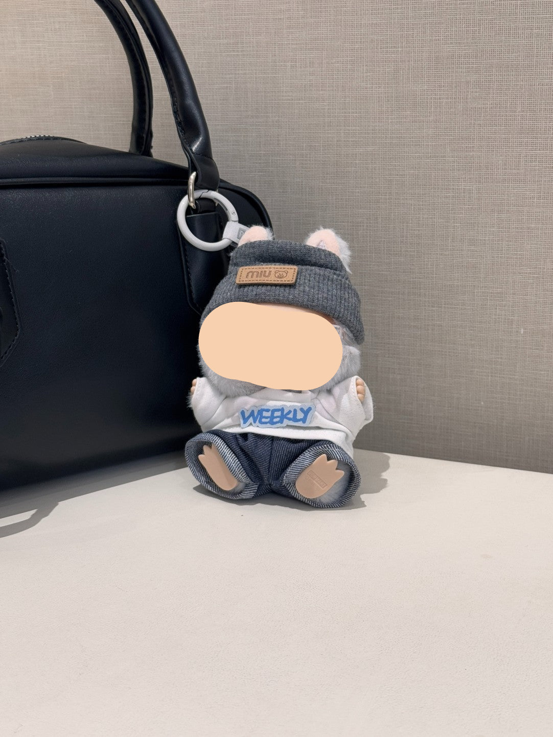 Cardigan Macaron Clothes for Labubo with Bottle Have a Seat Labubo Doll Clothes With Bottle Fashion Keychain Labubo Clothes 17cm Labubo Clothing