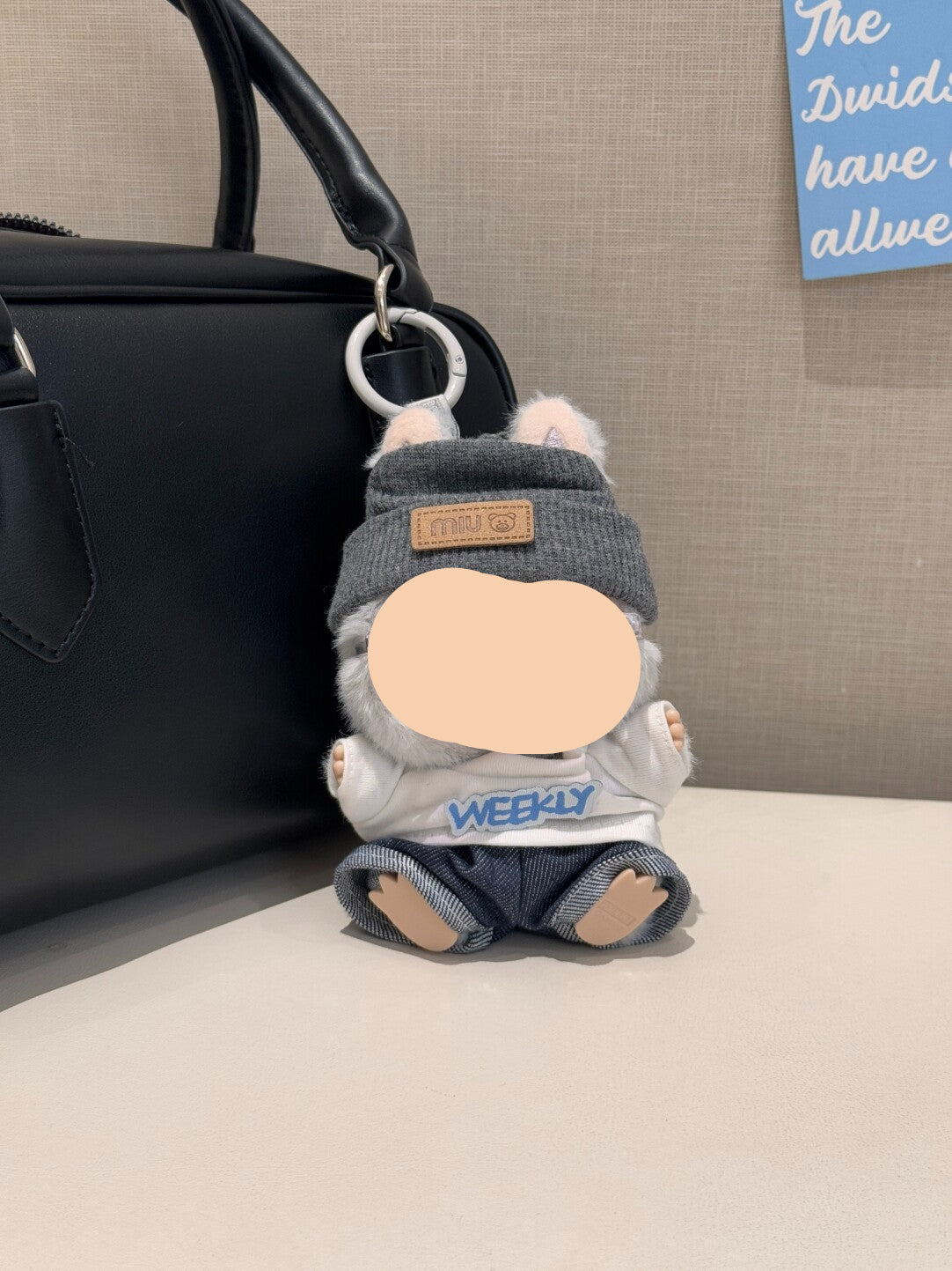 Cardigan Macaron Clothes for Labubo with Bottle Have a Seat Labubo Doll Clothes With Bottle Fashion Keychain Labubo Clothes 17cm Labubo Clothing