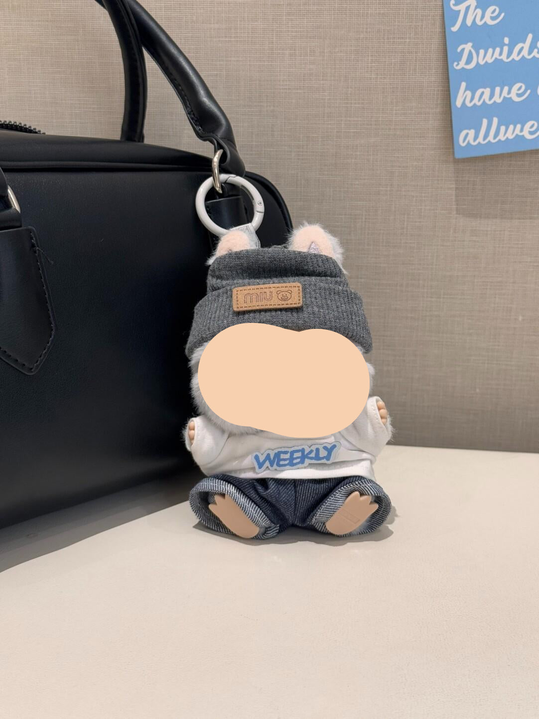 Cardigan Macaron Clothes for Labubo with Bottle Have a Seat Labubo Doll Clothes With Bottle Fashion Keychain Labubo Clothes 17cm Labubo Clothing