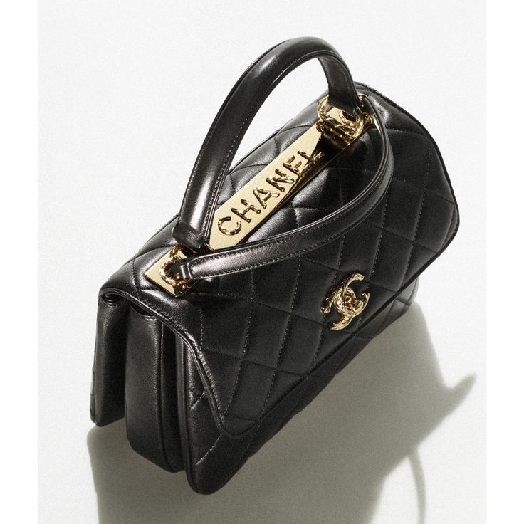 luxury Trendy CC Flap Bags-Black
