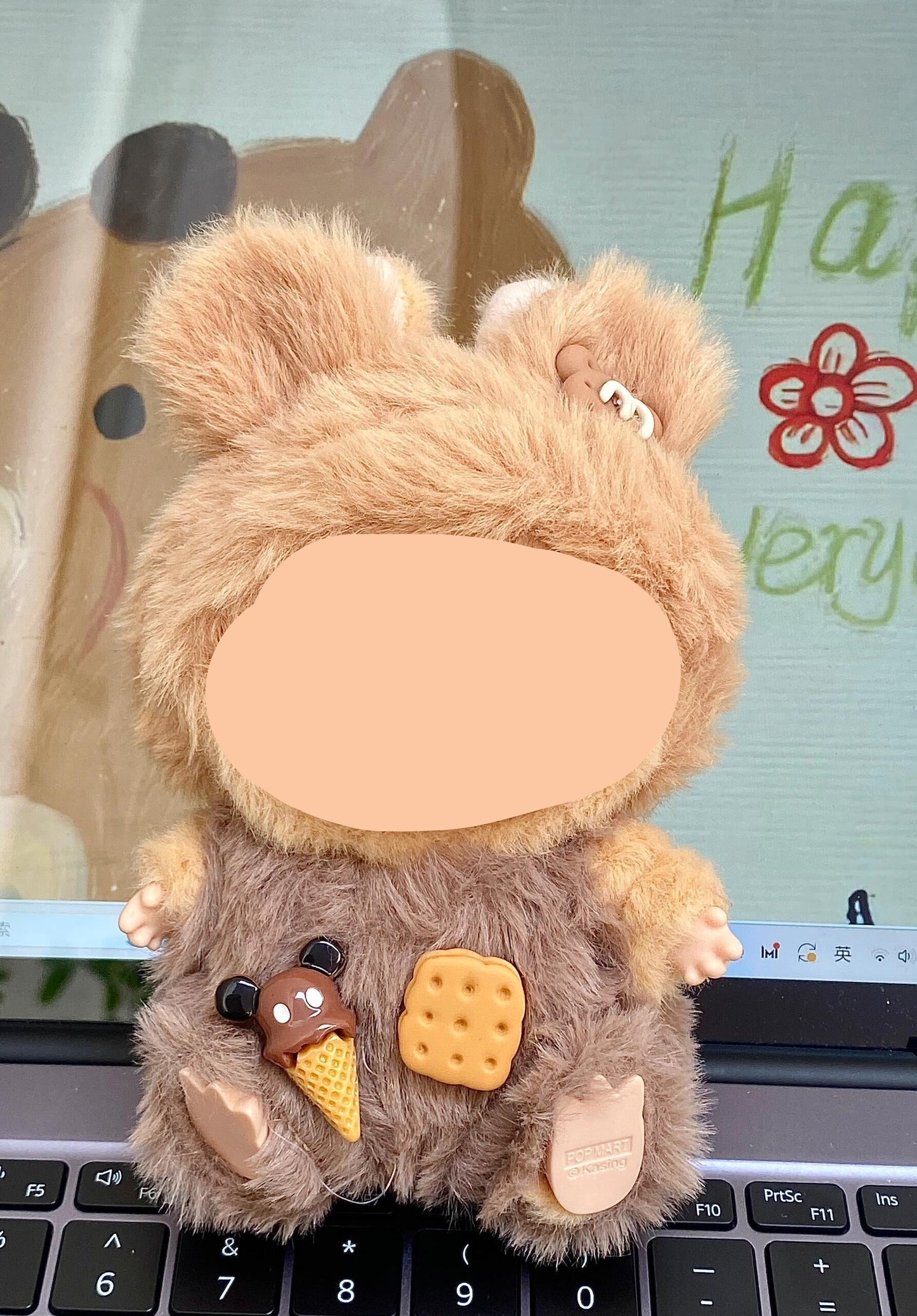 Teddy Bear Suit Clothes Labubo Keychain Labubo Clothing Macaron Clothes for Labubo