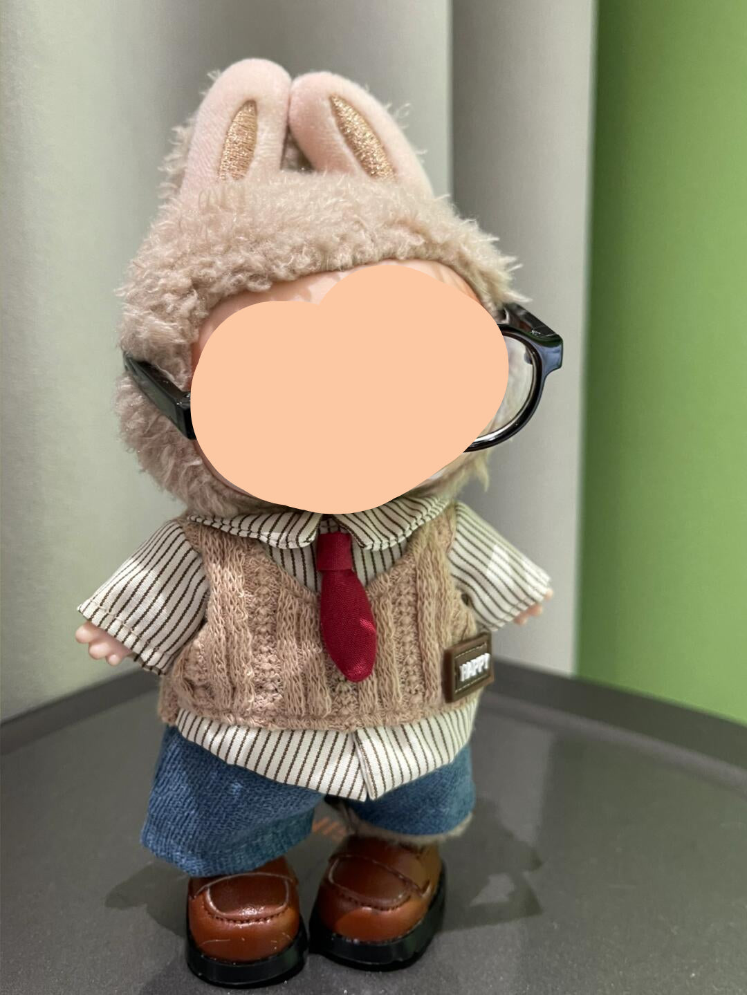 Labubo Clothes Sweater Vest + Shirt Keychain Labubo Clothing Labubo Labubo Doll Clothes