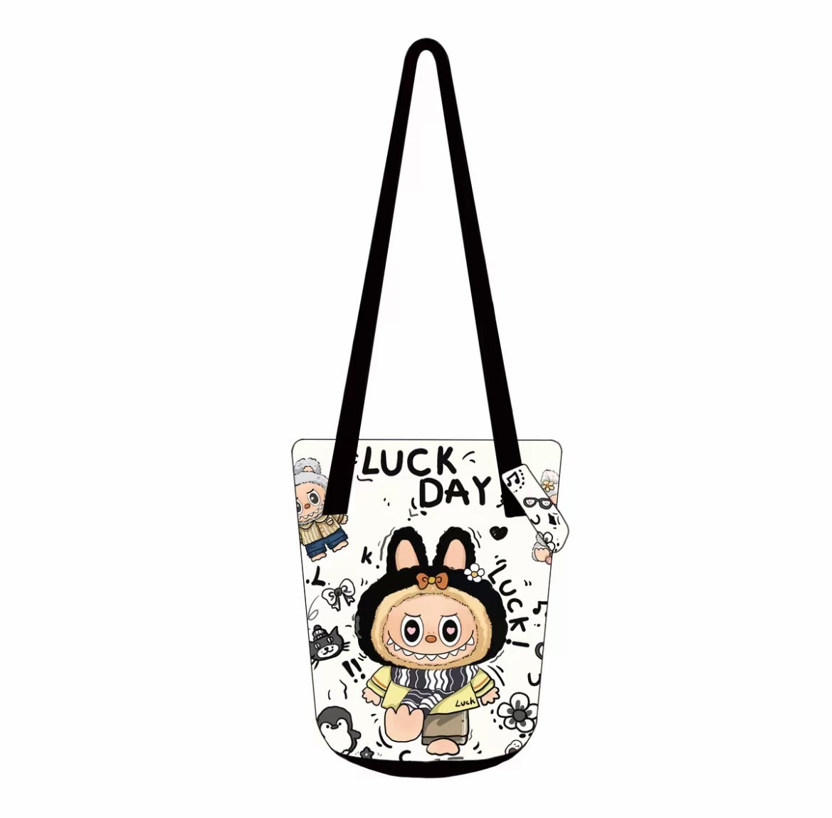 Labubu Bucket Tote Bag