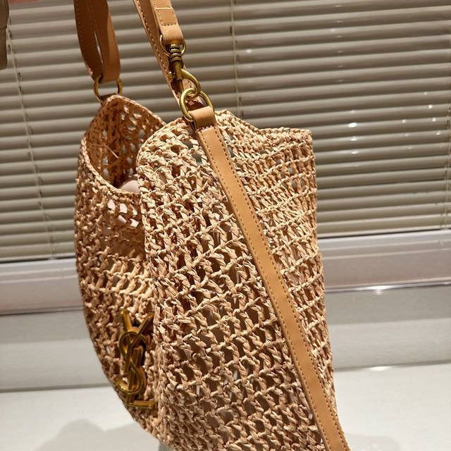 SAINT LAURENT luxury Raffia tote Bag
