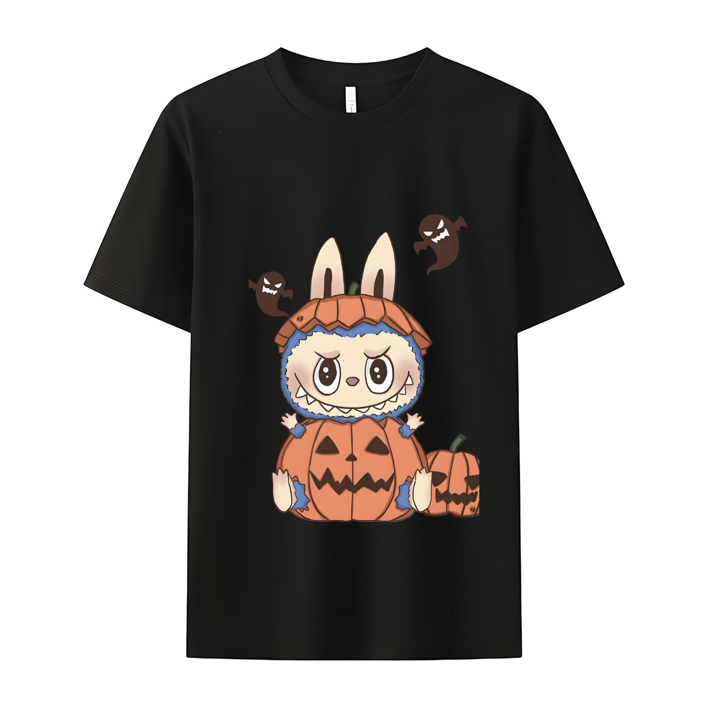 Funny Labubu the Monsters Crew Camiseta para el cuello para los regalos de Labubu Lover para novia