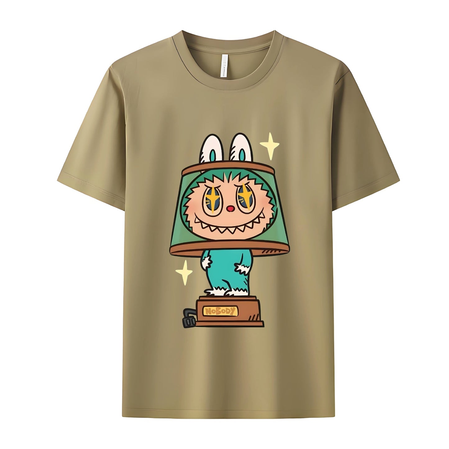 Cute Labubu The Monsters Crew Neck T-Shirt For Labubu Lover