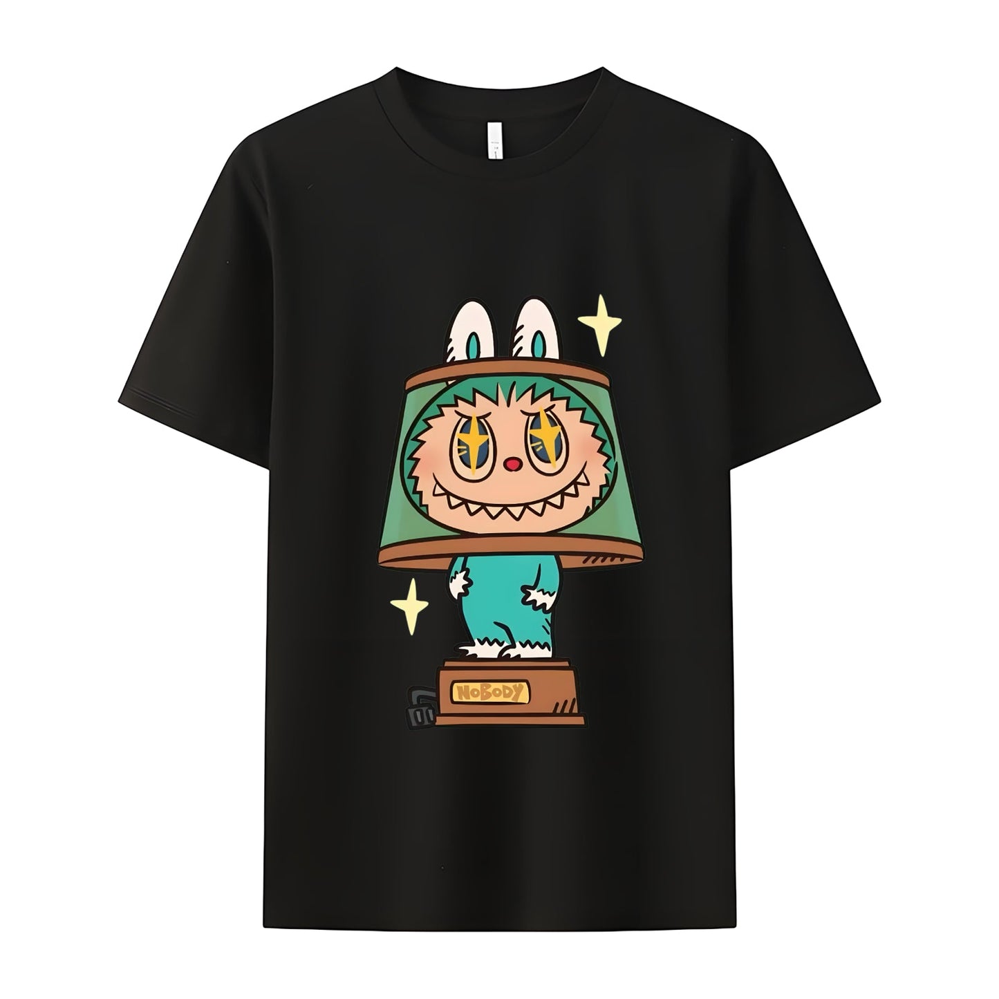 Cute Labubu The Monsters Crew Neck T-Shirt For Labubu Lover
