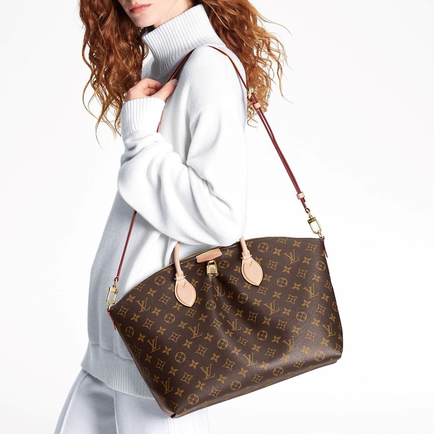 Luxury 21st Century Monogram Boetie PM satchel 32 x 13 x 29 cm
