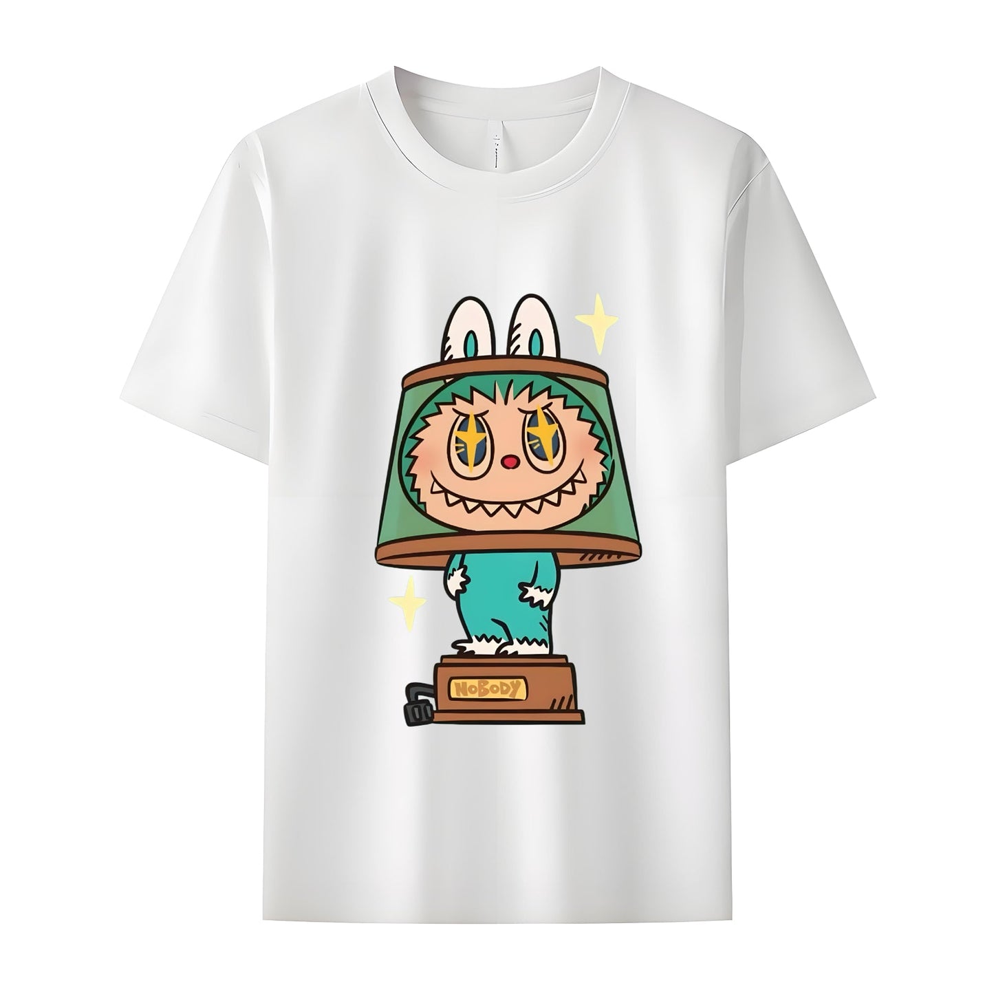 Cute Labubu The Monsters Crew Neck T-Shirt For Labubu Lover