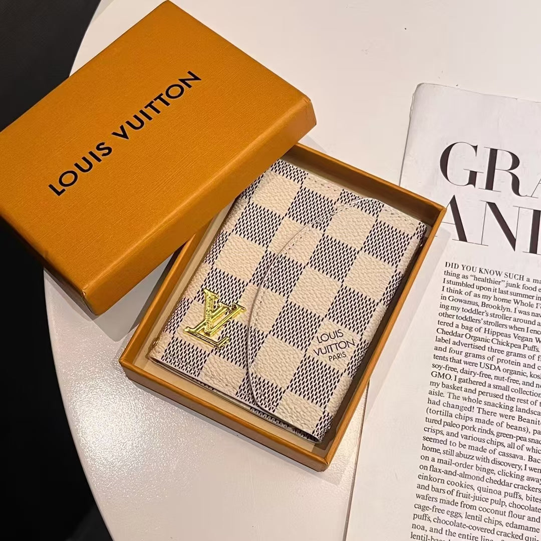 LV الفاخرة & مجموعة محفظة مدمجة مستوحاة من GG-Monogram