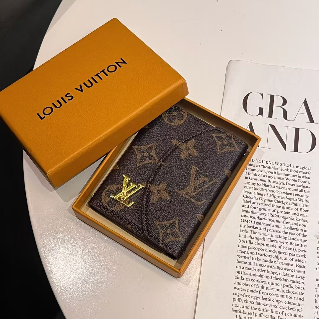 LV الفاخرة & مجموعة محفظة مدمجة مستوحاة من GG-Monogram