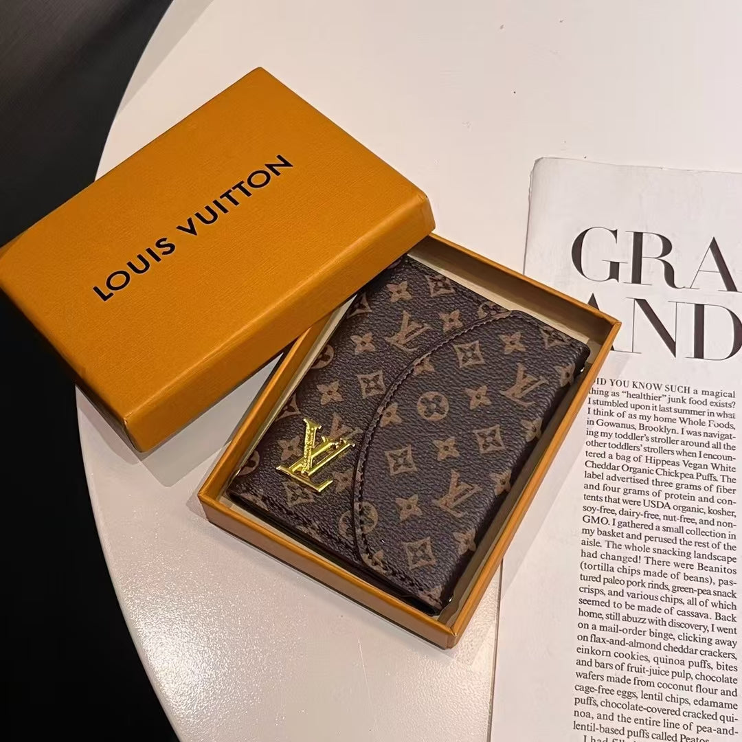 LV الفاخرة & مجموعة محفظة مدمجة مستوحاة من GG-Monogram