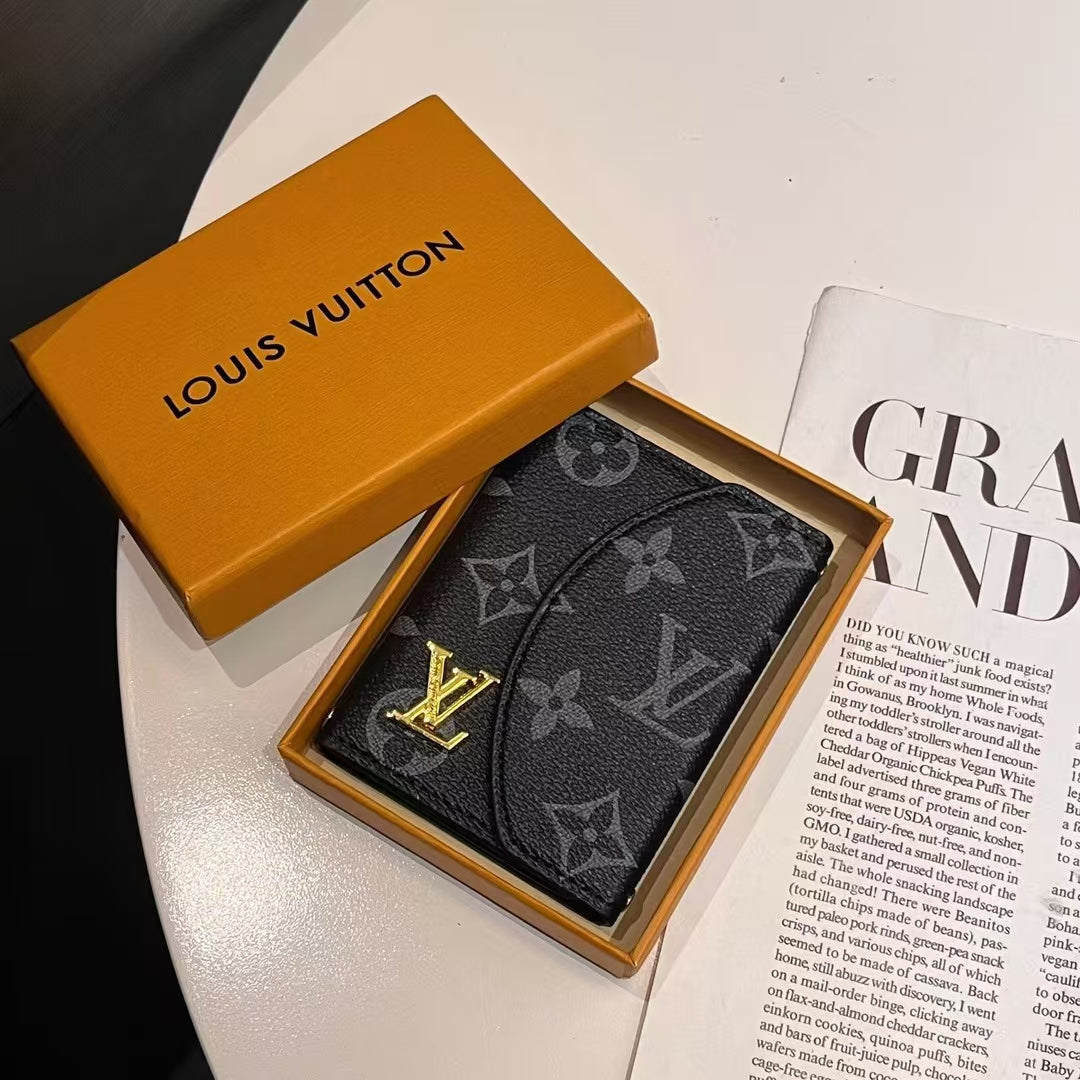 LV الفاخرة & مجموعة محفظة مدمجة مستوحاة من GG-Monogram