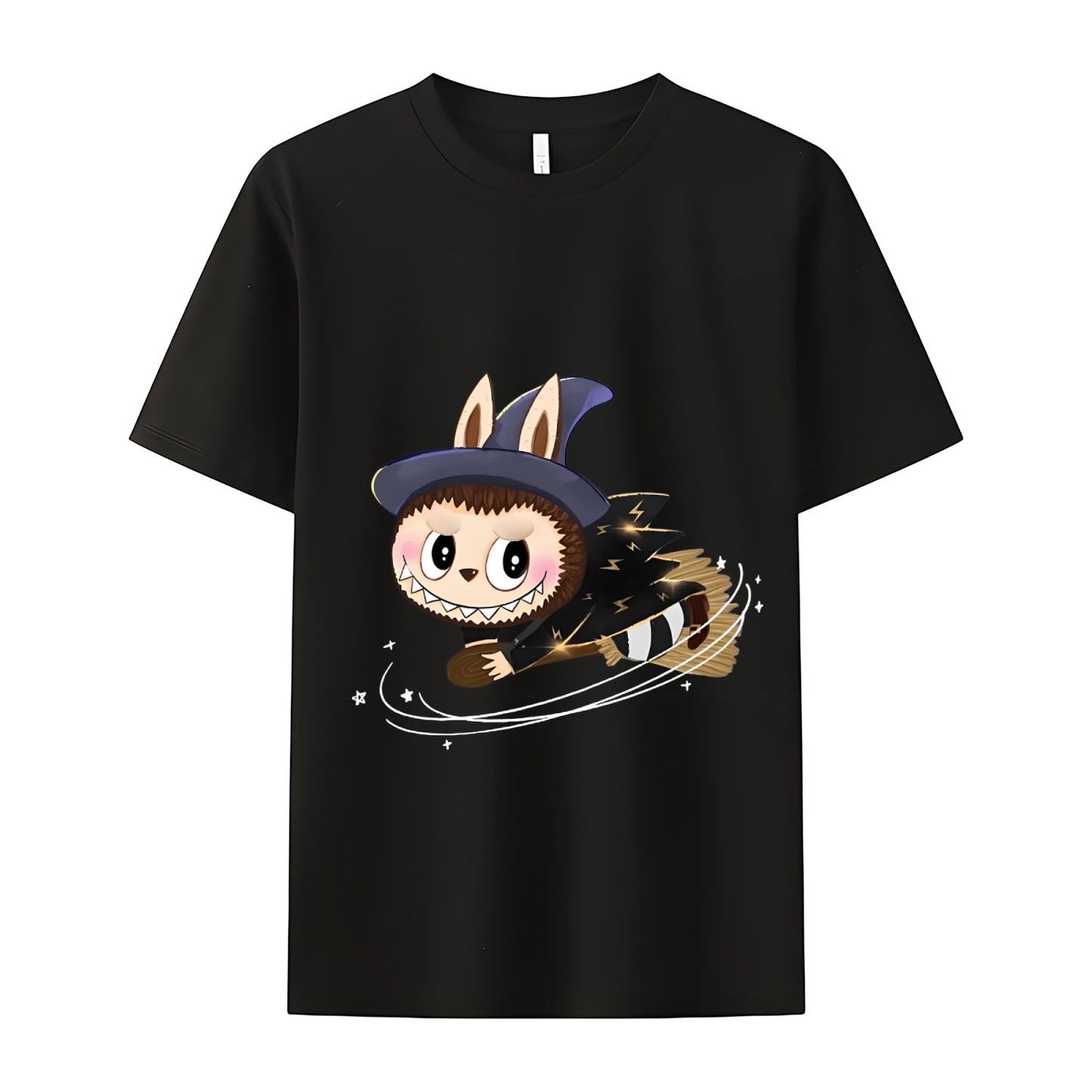 Broom jazda labubu The Monsters Crew Neck krótki rękaw