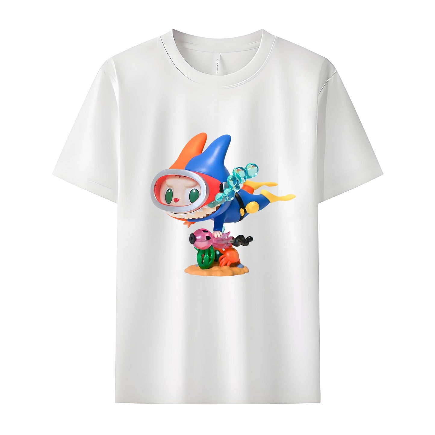 Dykker labubu Monsters besætning hals t-shirt til labubu elsker