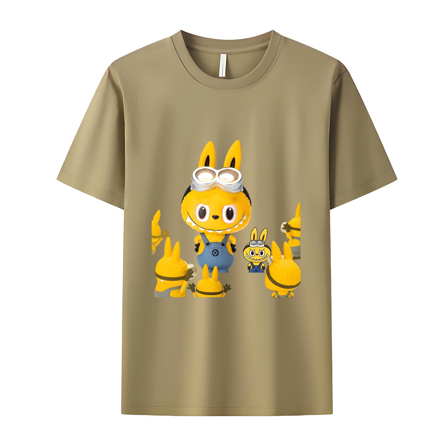 Cute Labubu The Monsters Crew Neck T-Shirt For Labubu Lover