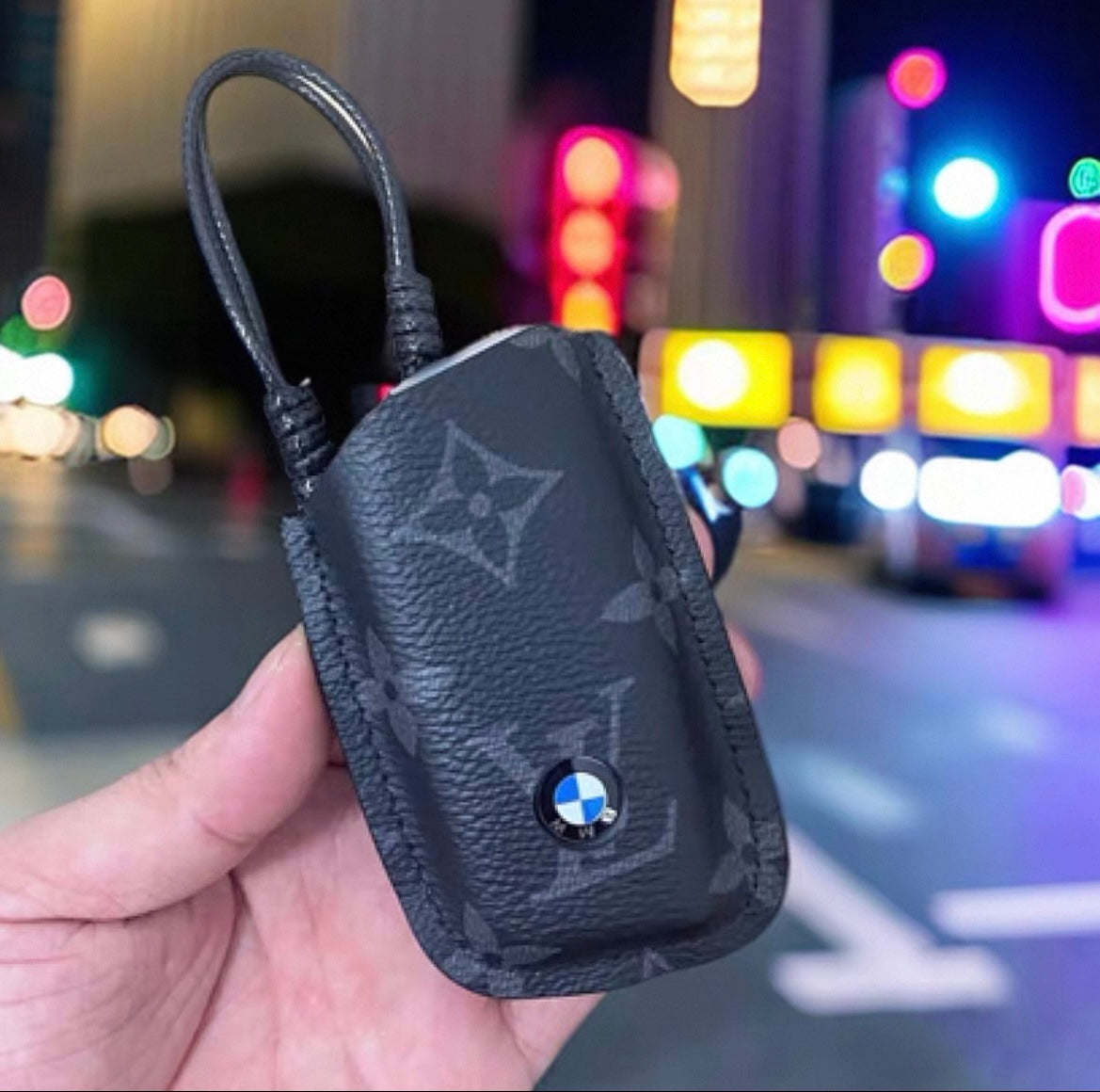 Luxuriöse Smart-Key-Hülle aus Leder – Entwickelt für Audi, BMW, Benz und VW 🚗✨