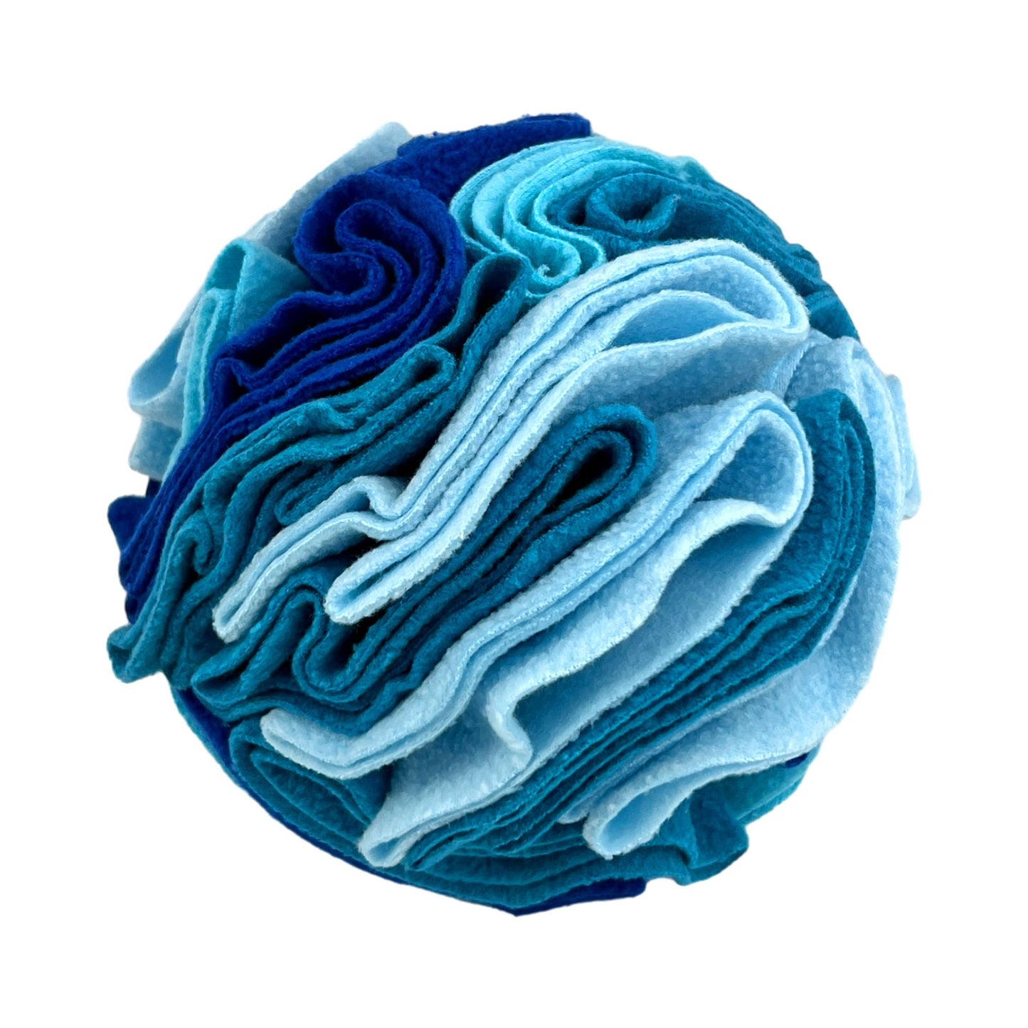 Interactive Fleece Foraging Puzzle Ball Toy for Dogs