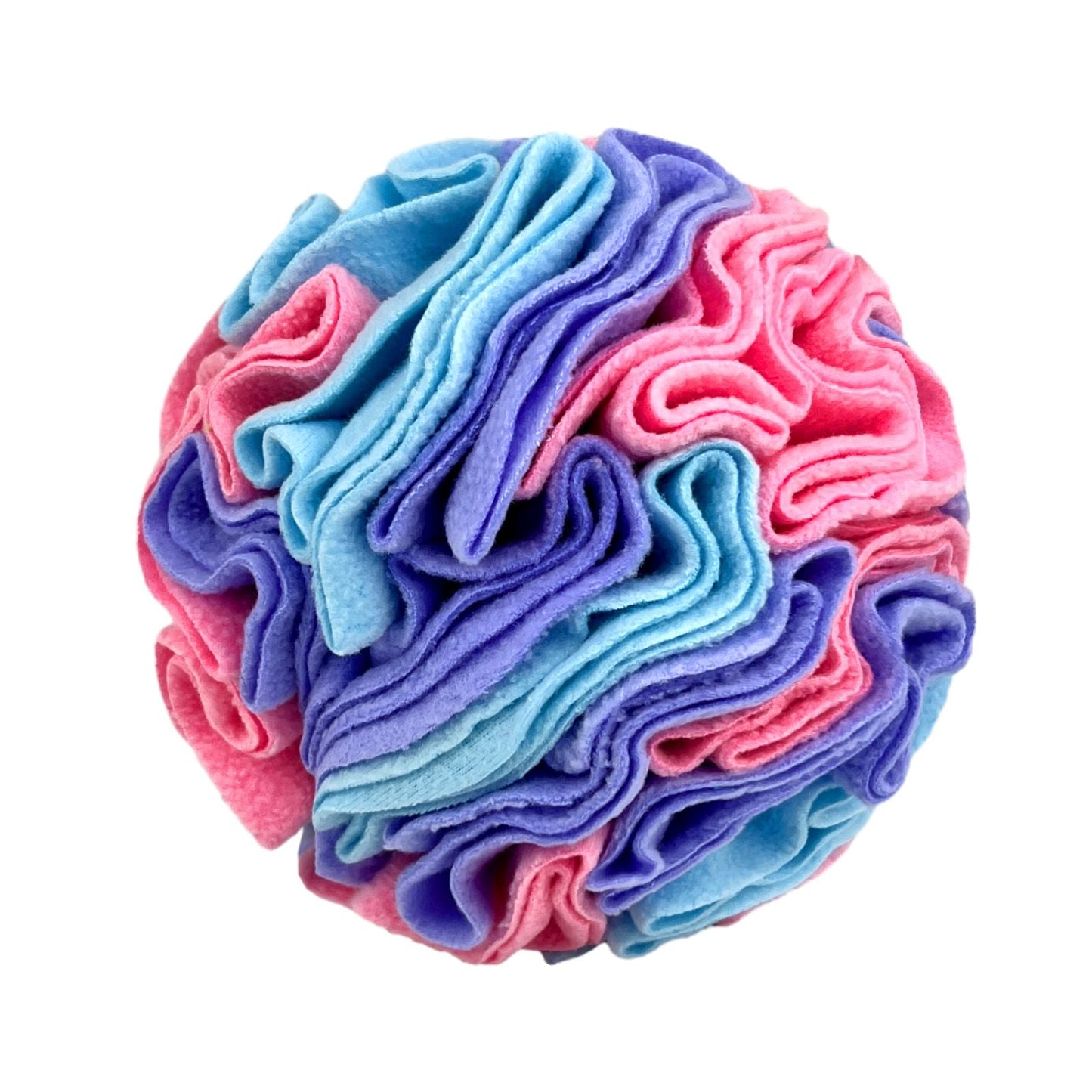 Interactive Fleece Foraging Puzzle Ball Toy for Dogs