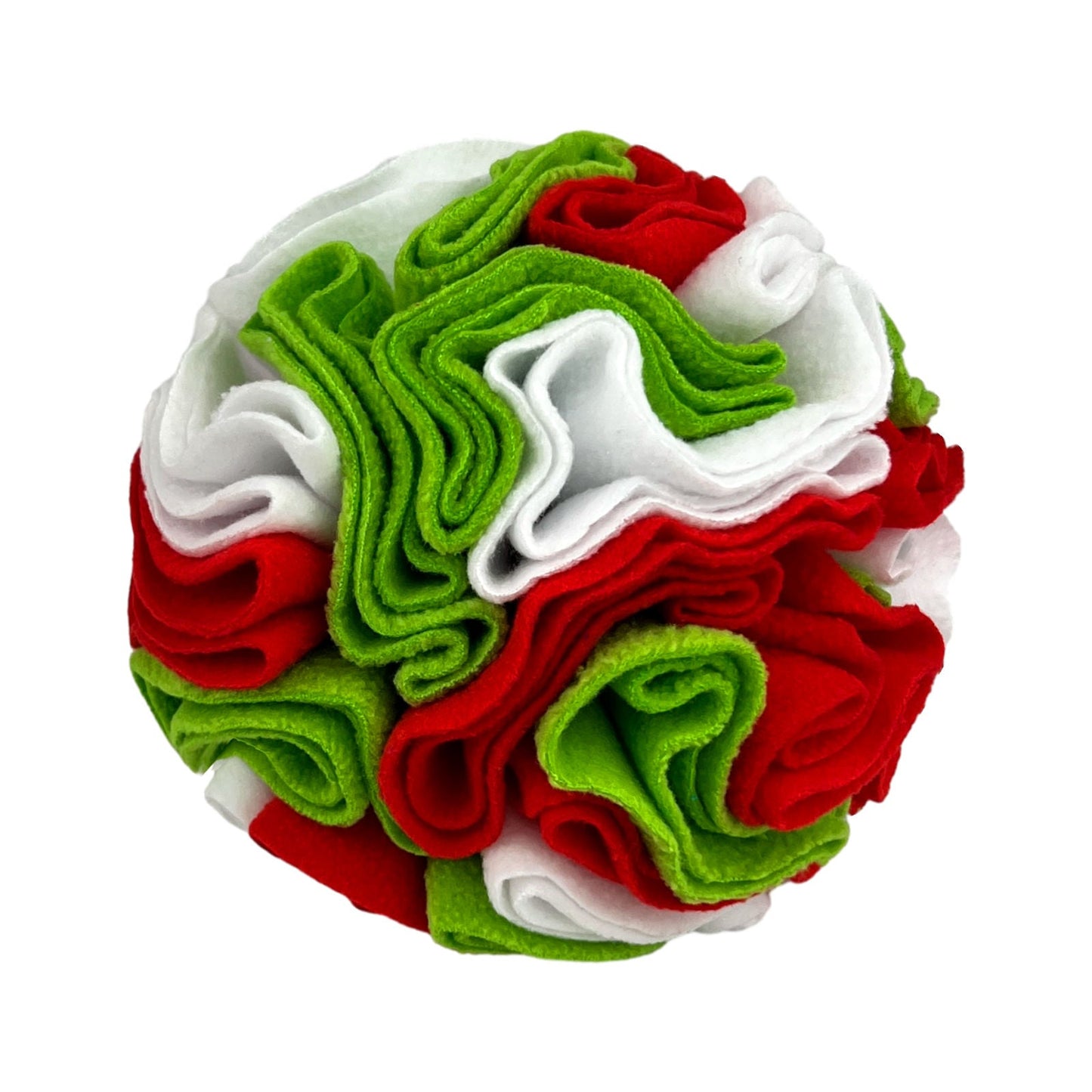 Interactive Fleece Foraging Puzzle Ball Toy for Dogs