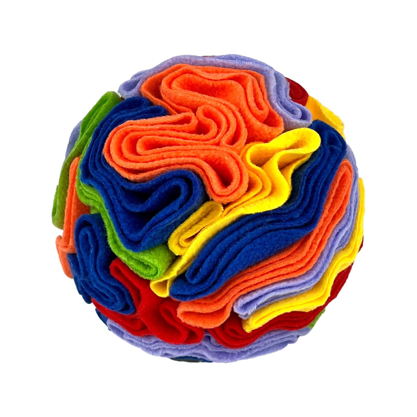 Interactive Fleece Foraging Puzzle Ball Toy for Dogs
