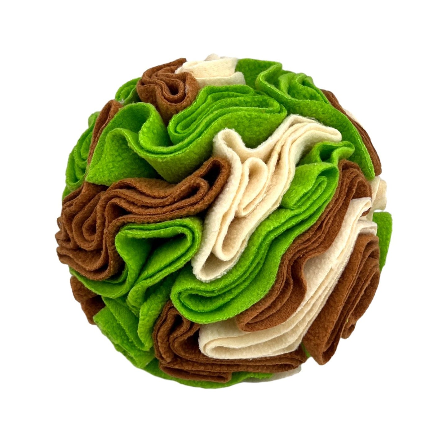 Interactive Fleece Foraging Puzzle Ball Toy for Dogs