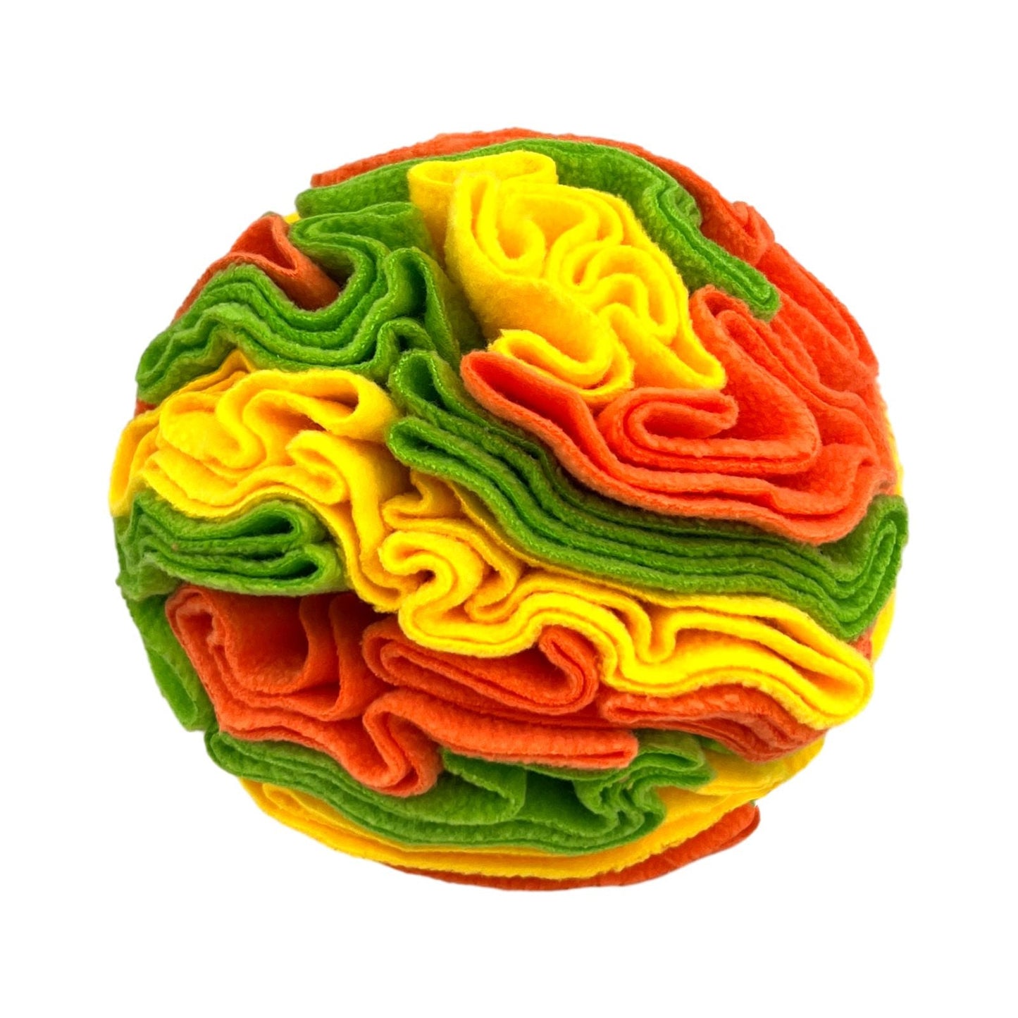 Interactive Fleece Foraging Puzzle Ball Toy for Dogs
