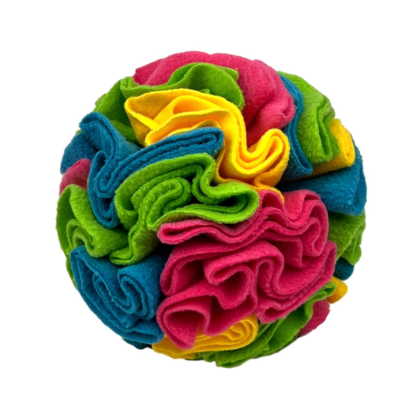 Interactive Fleece Foraging Puzzle Ball Toy for Dogs