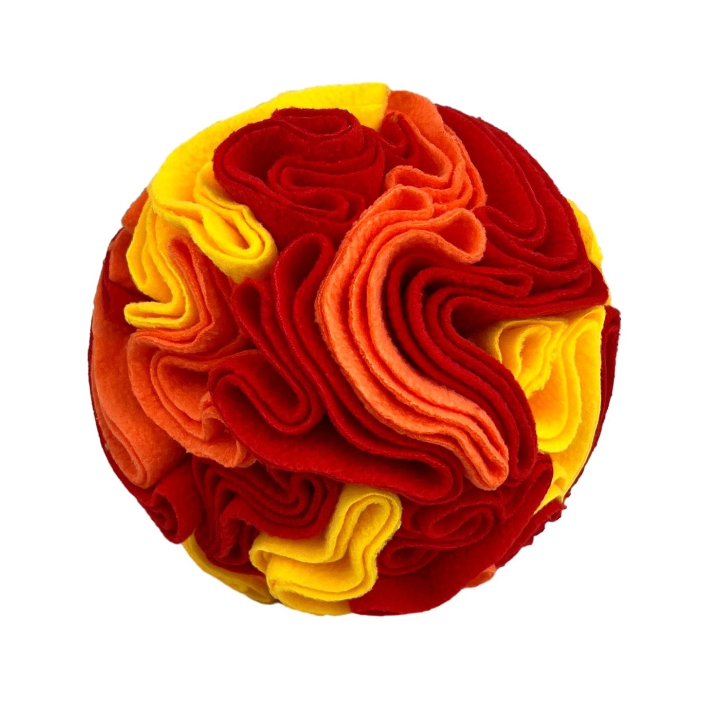 Interactive Fleece Foraging Puzzle Ball Toy for Dogs