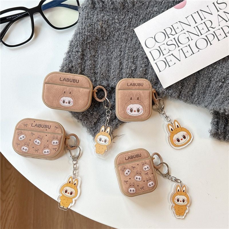 LABUBU Premium Leather AirPods Case