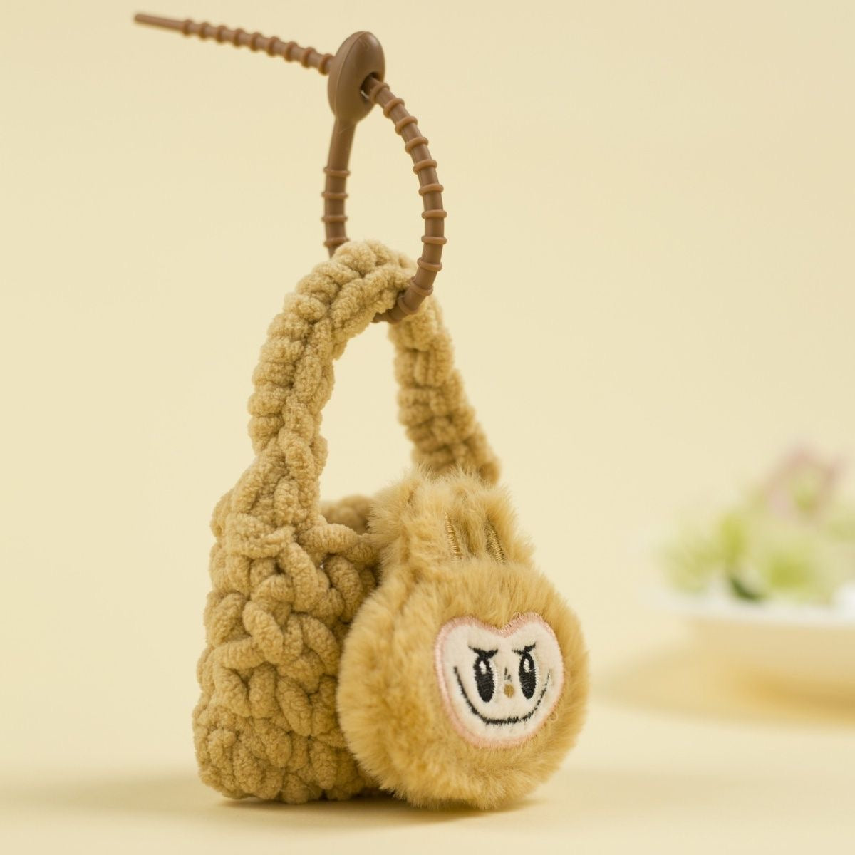 Labubu Knitted Plush Pouch AirPods Case