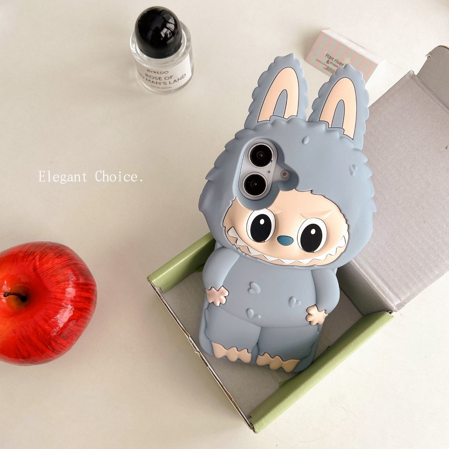 Χαριτωμένη θήκη τηλεφώνου Labubu Silicone για το iPhone