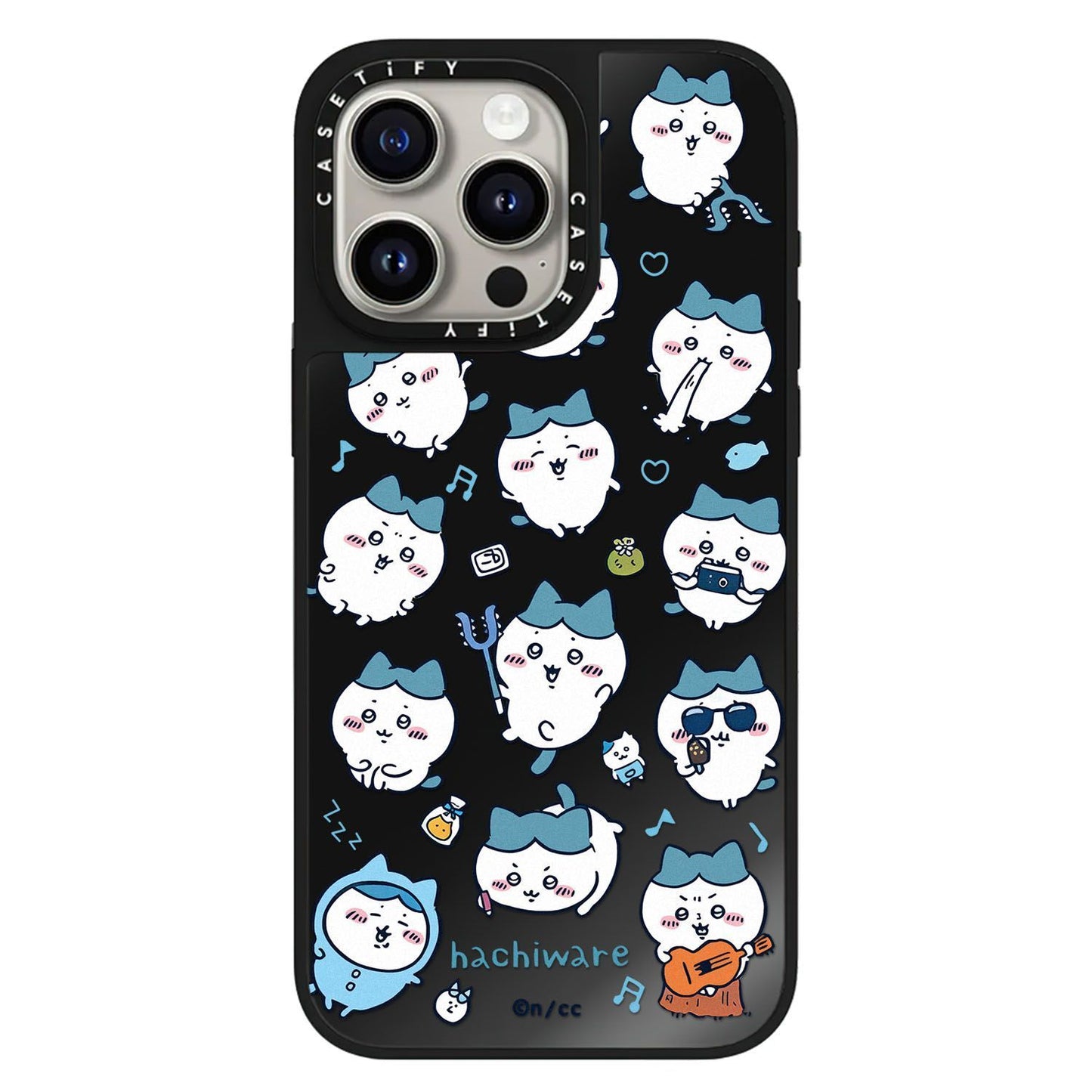 Chiikawa black background Phone Cases - Cute & Protective