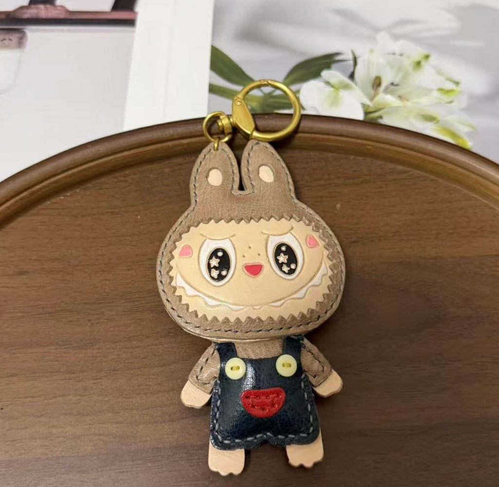 Labubu Leather Keychain — DIY or Ready-Made