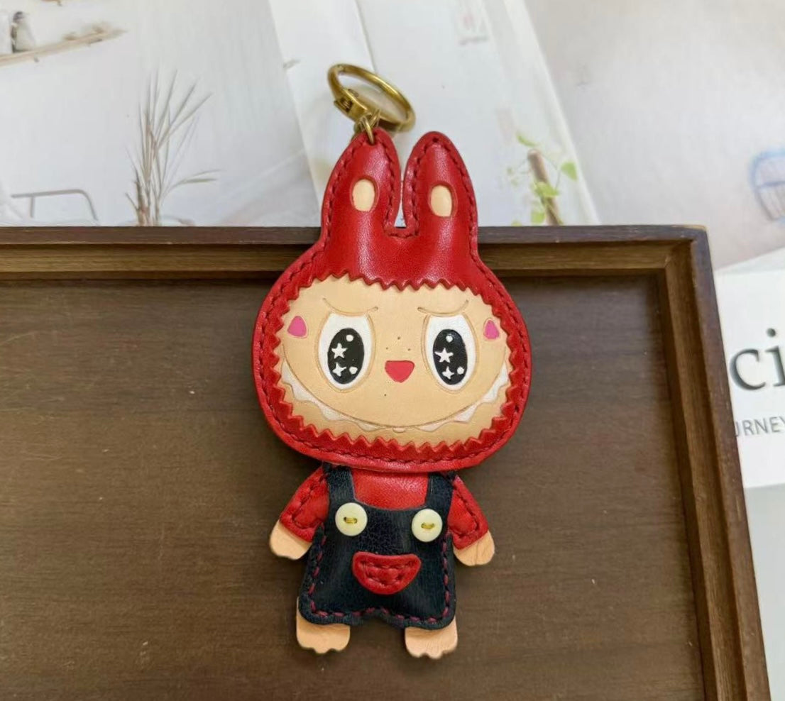 Labubu Leather Keychain — DIY or Ready-Made