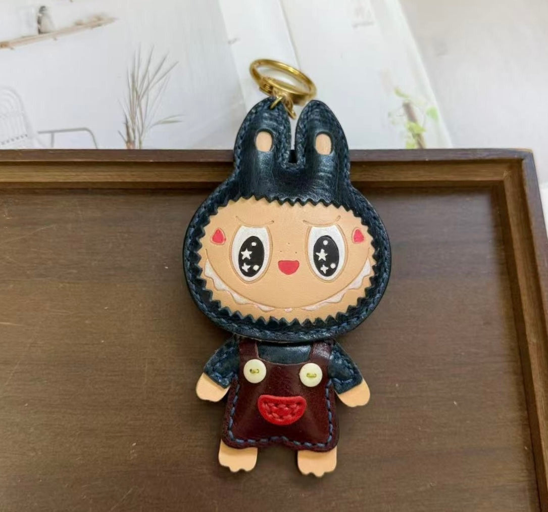 Labubu Leather Keychain — DIY or Ready-Made
