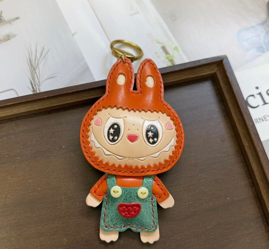 Labubu Leather Keychain — DIY or Ready-Made