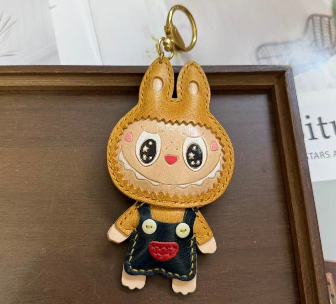 Labubu Leather Keychain — DIY or Ready-Made