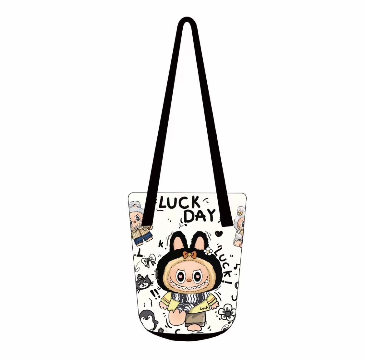 Labubu Bucket Tote Bag