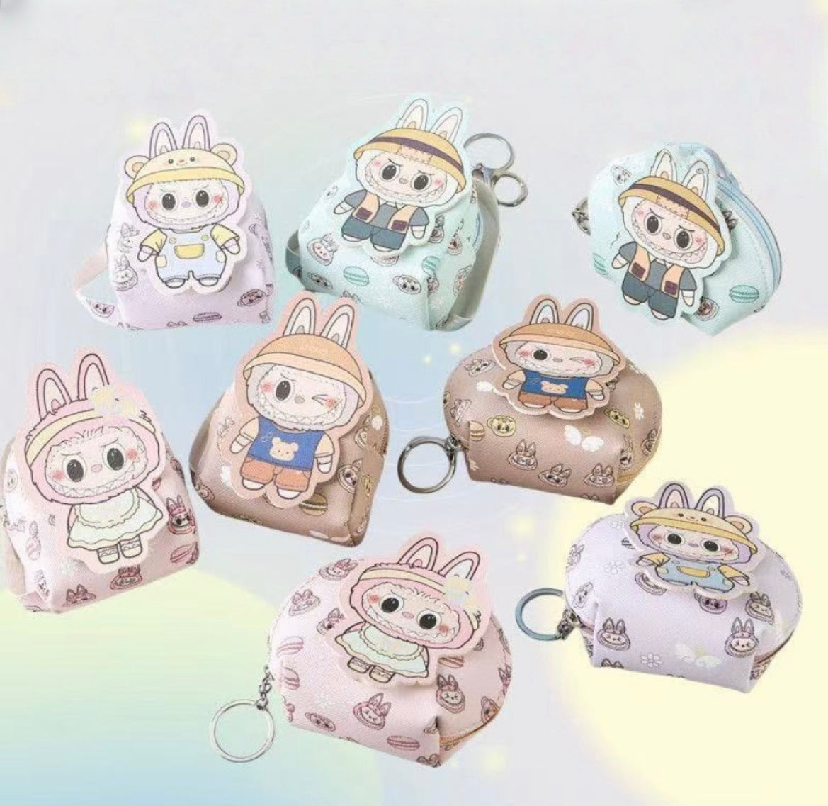 Labubu Mini -Rucksack -Charme