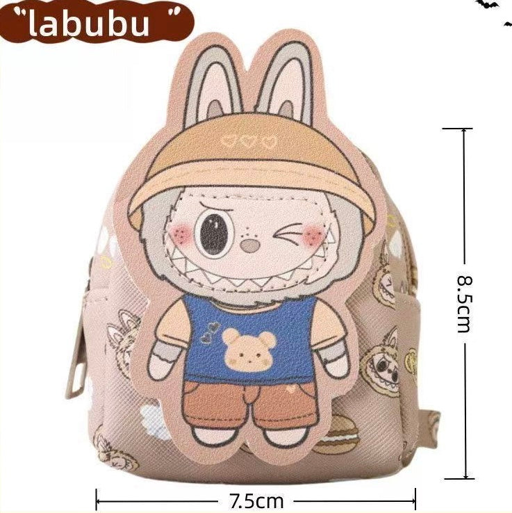 Labubu Mini -Rucksack -Charme
