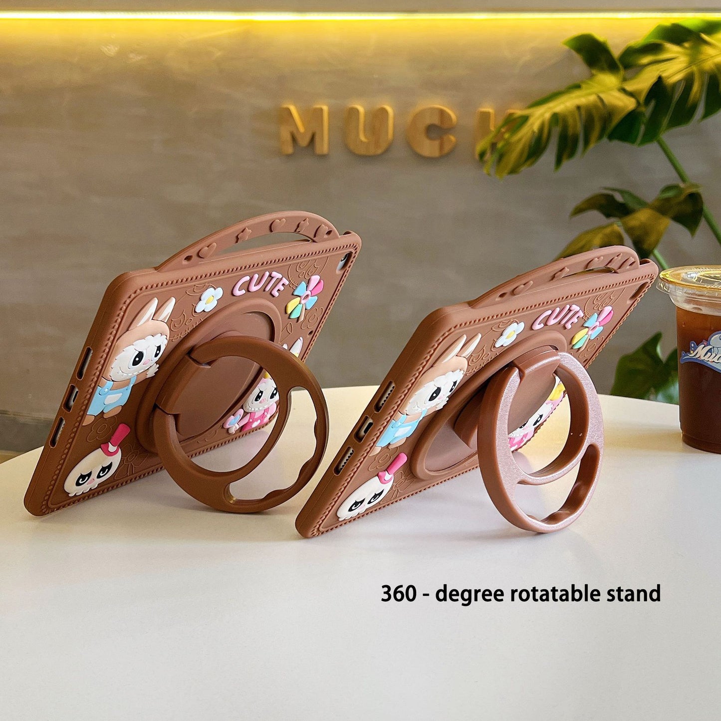 Cute Labubu iPad Silicone Case