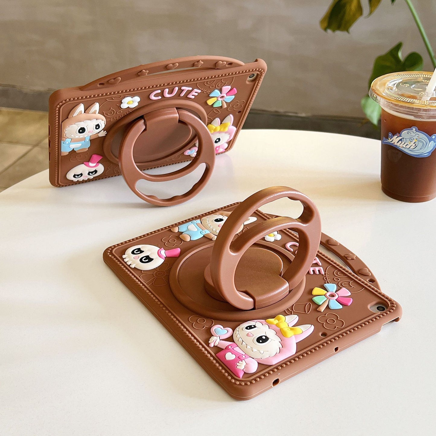 Cute Labubu iPad Silicone Case